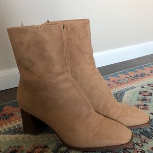 H&M Suede Beige Bootie